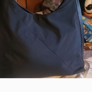 Salvatore Ferragamo Black Leather Sport Bag